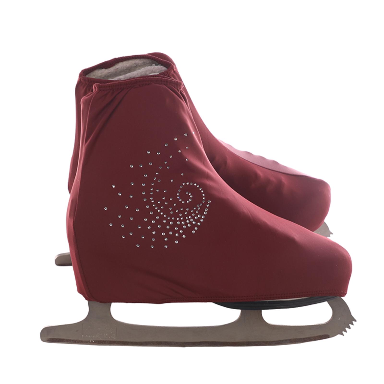 Boots - ปลอกหุ้มรองเท้าสเก็ต ทำจากผ้าไนลอนยืดหยุ่น สำหรับรองเท้าสเก็ตแบบอาร์ติสติก ป้องกันการสึกหรอ สำหรับเด็กผู้หญิง ใช้ในการฝึกซ้อมสเก็ตบนน้ำแข็ง