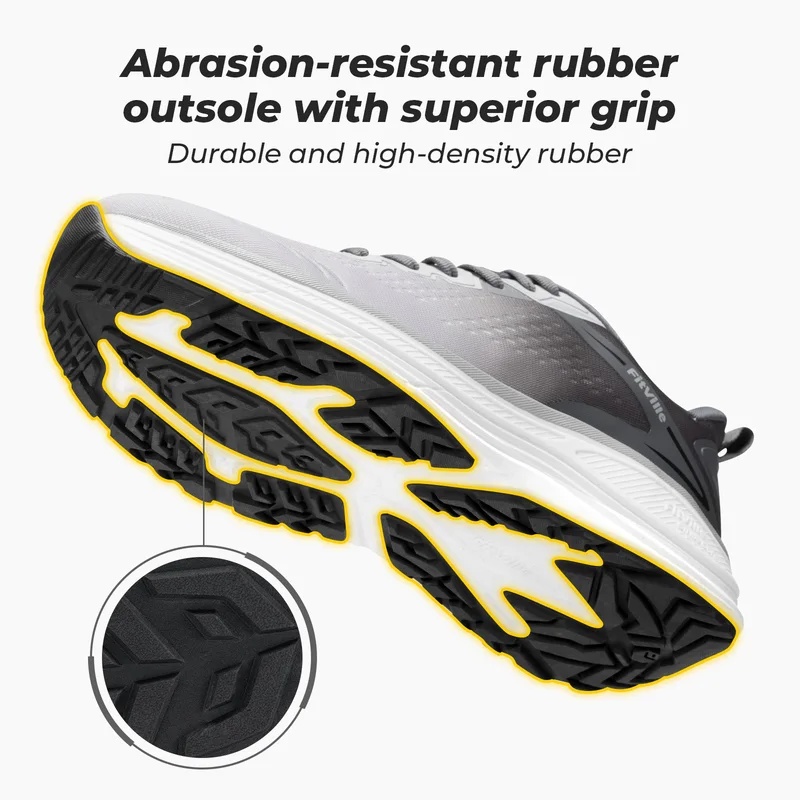 รองเท้าผ้าใบกีฬาสำหรับผู้ชาย F - Wide Toe Box Running Sneakers บทวิจารณ์และราคา