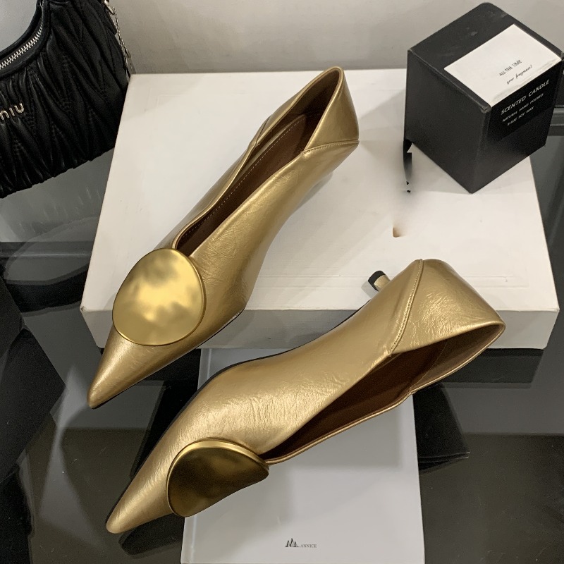 รองเท้าส้นแบนแบบสวมหัวแหลมสำหร - Women'S Shoes บทวิจารณ์และราคา