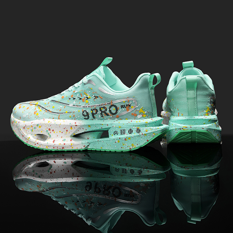 รองเท้าวิ่งพื้นนุ่มแบบใหม่สำหร - Reflective Night Running Shoes บทวิจารณ์และราคา