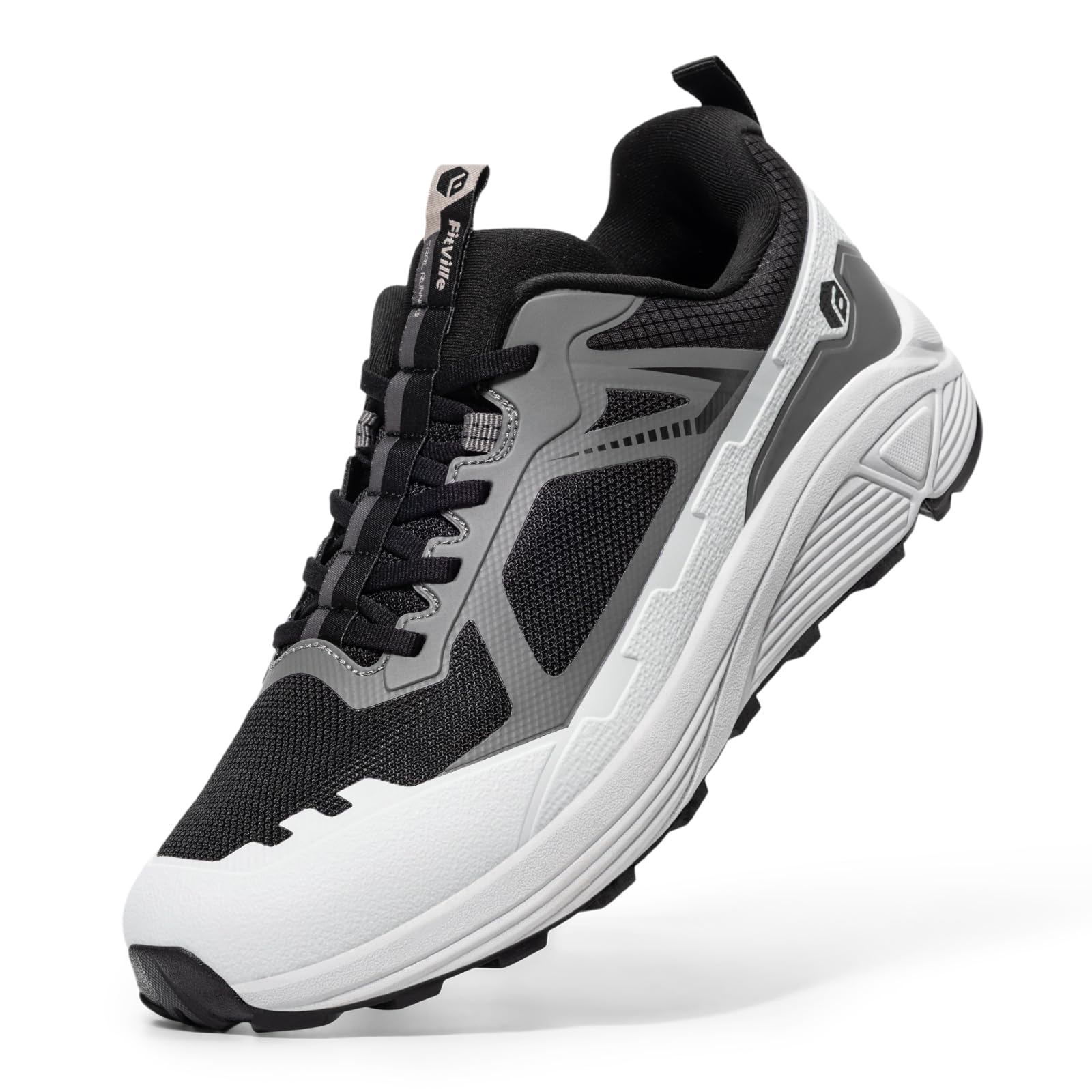 รองเท้าวิ่งเทรล FitVille สำหรั - Anti Slip Trail Running Sneakers บทวิจารณ์และราคา